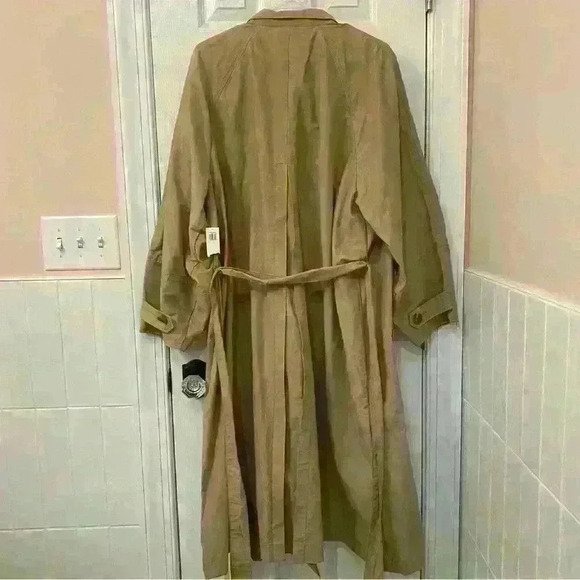Tan Trench Coat Old Navy Size L NWT - Picture 5 of 6